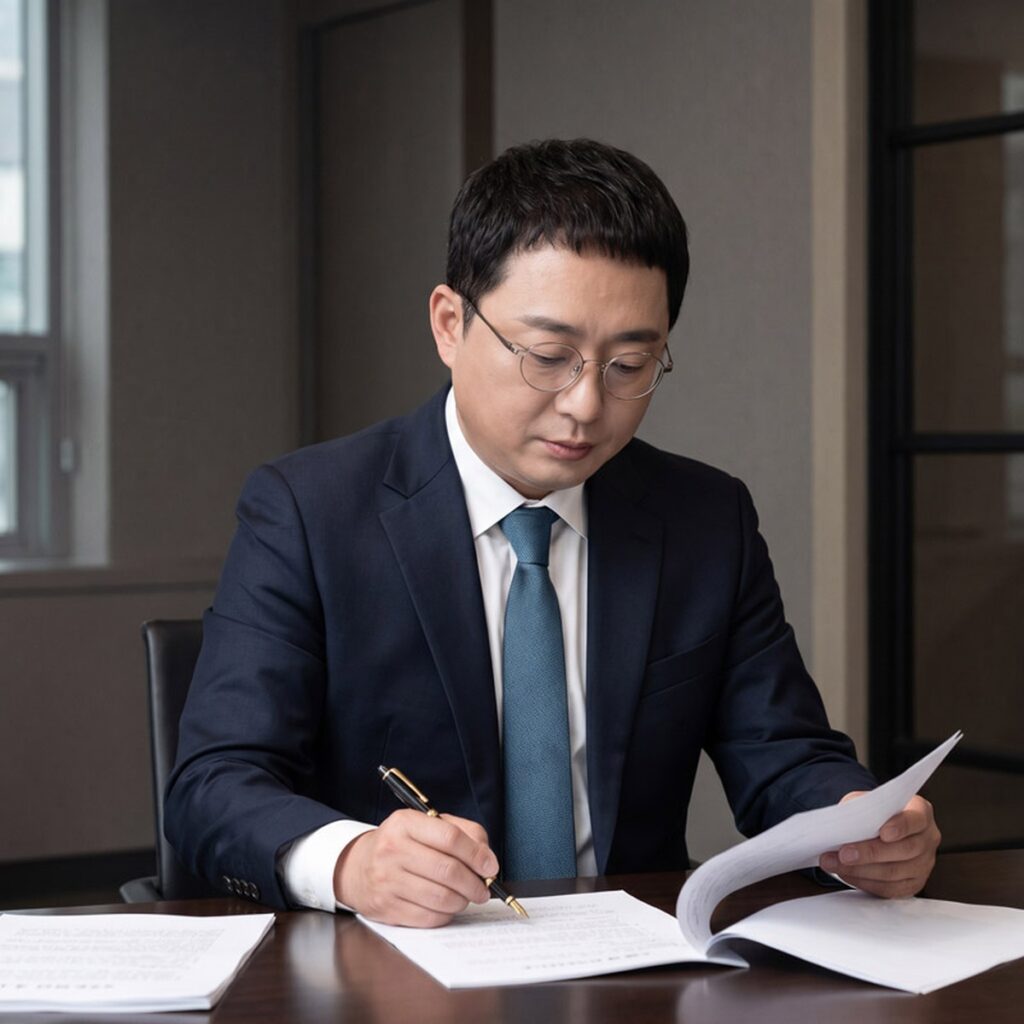 법무법인 성지파트너스 김한수 대표변호사. 법무부 대변인과 지방검찰청 차장검사를 역임했습니다. 형사사건 수사 초기 대응을 맡습니다.